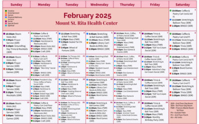 February 2025 Activity Calendar