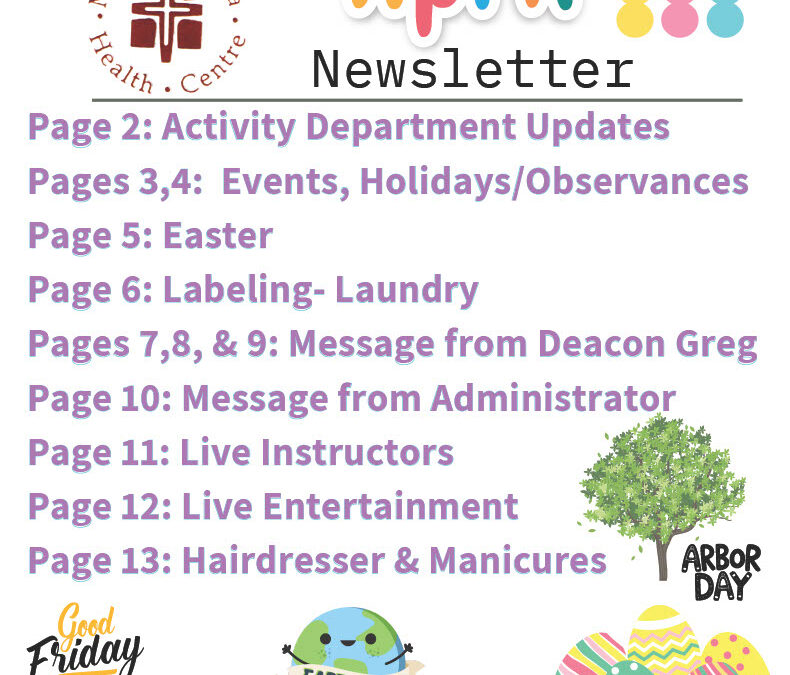 April Newsletter 2025