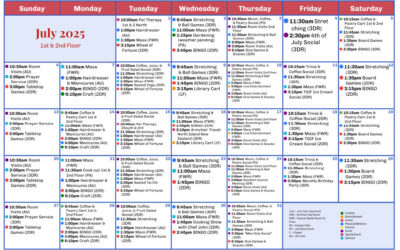 June 2025 Activity Calendars